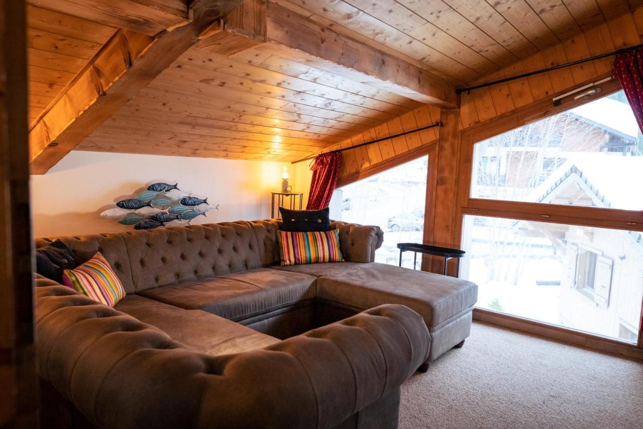Hotel Et Chalet Au Coin Du Feu Chilly Powder Morzine Exteriör bild